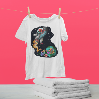 One Small Step For Hibiscus Unisex T-Shirt