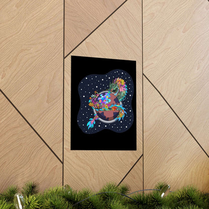 The Great Space Flora Dragon Matte Space Poster