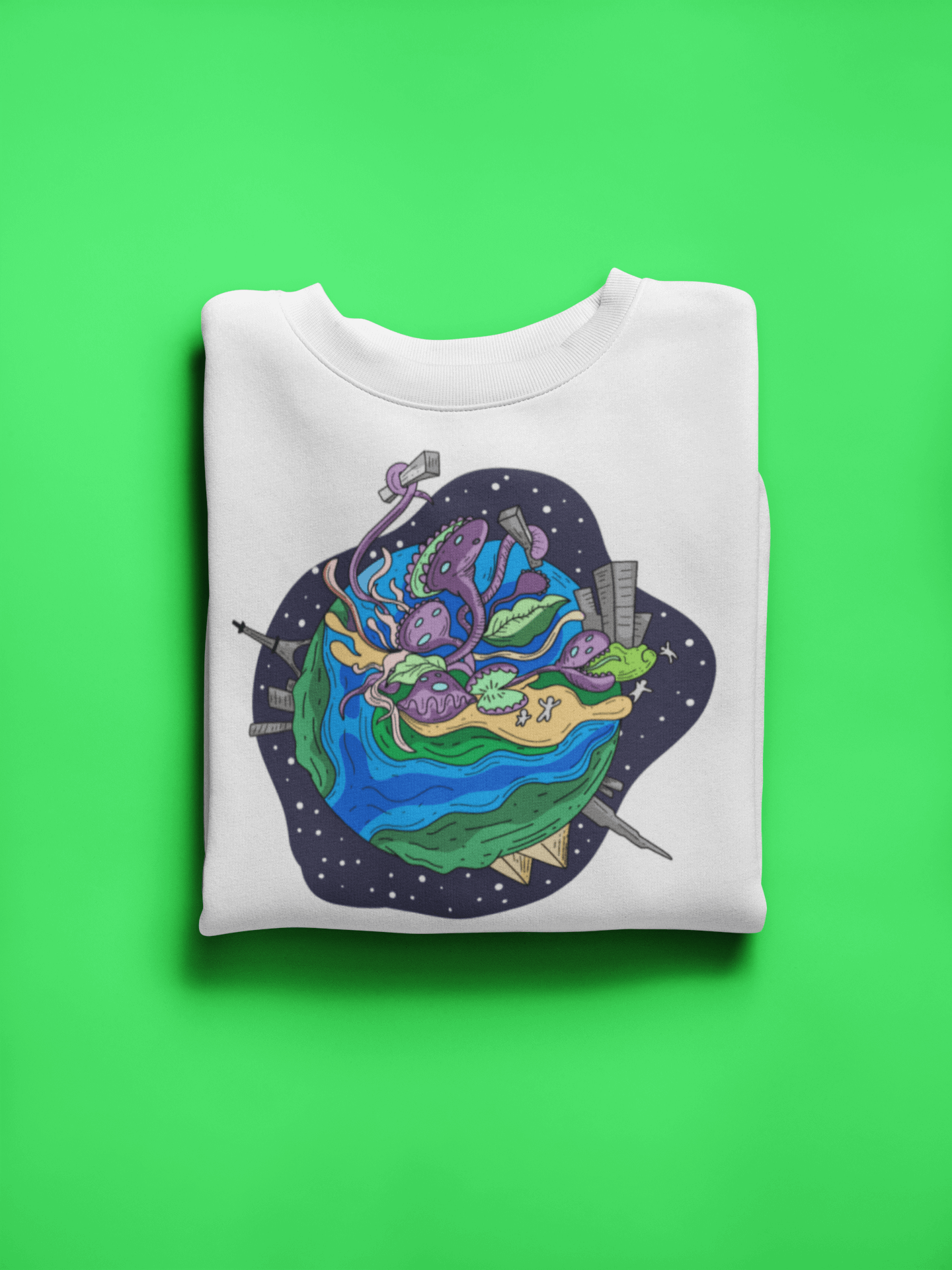 The Venus Flytrap Apocalypse Space Sweatshirt