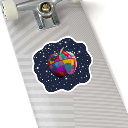 The Apple Death Star Kiss Cut Stickers - Space Flora