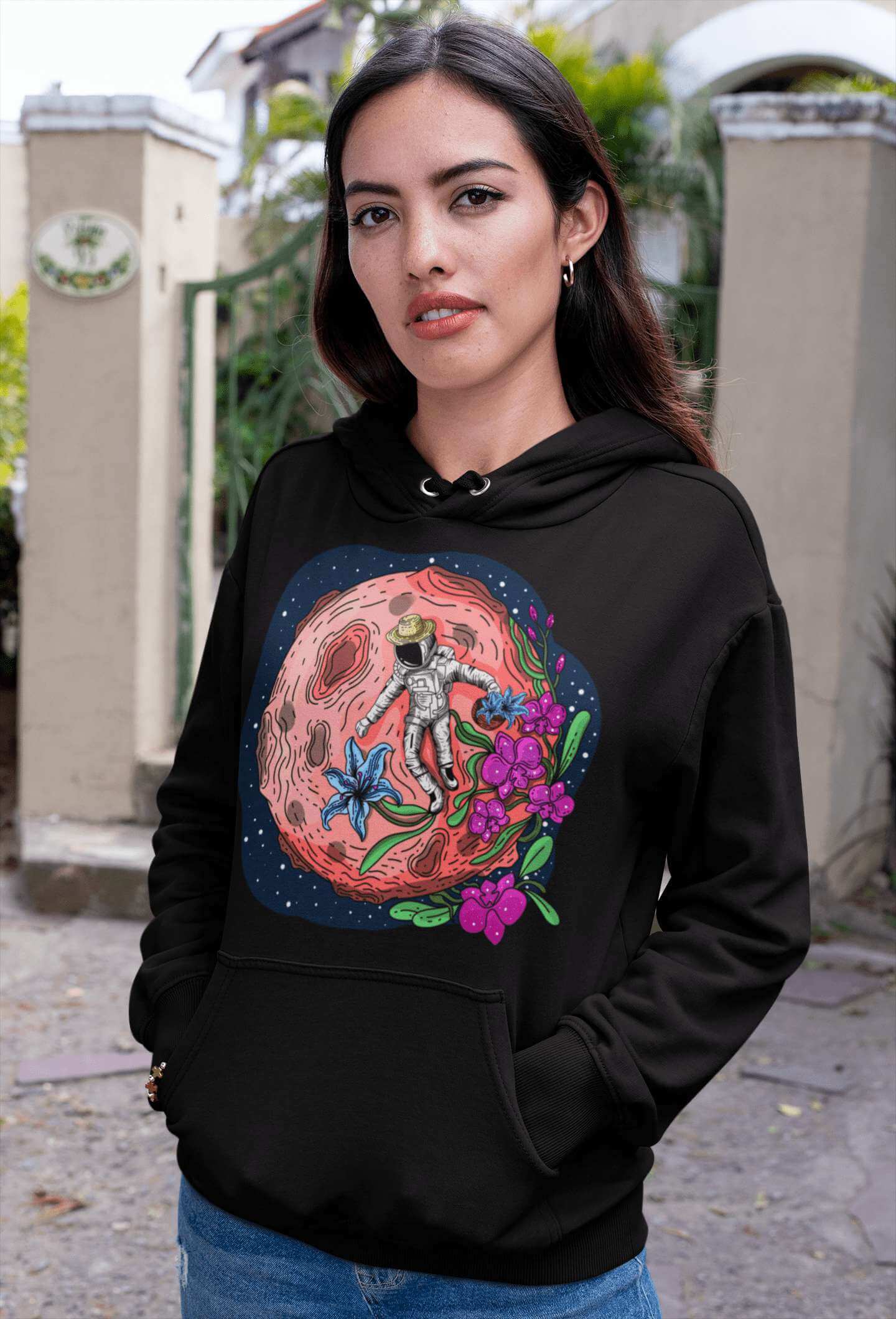 The Space Orchid Harvest Unisex Heavy Blend™ Hooded Sweatshirt